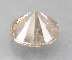 Diamante champán genuino sin tratar de 3,5 mm extremadamente raro - 2