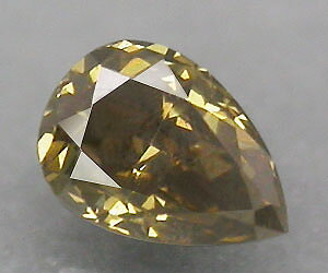 Diamante de champán natural sin tratar de 0,13 ct