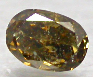0.12 ct rare genuine untreated champagne diamond - 3