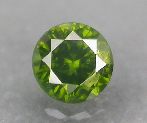 Diamante verde natural genuino de 2,5 mm extremadamente raro - 3