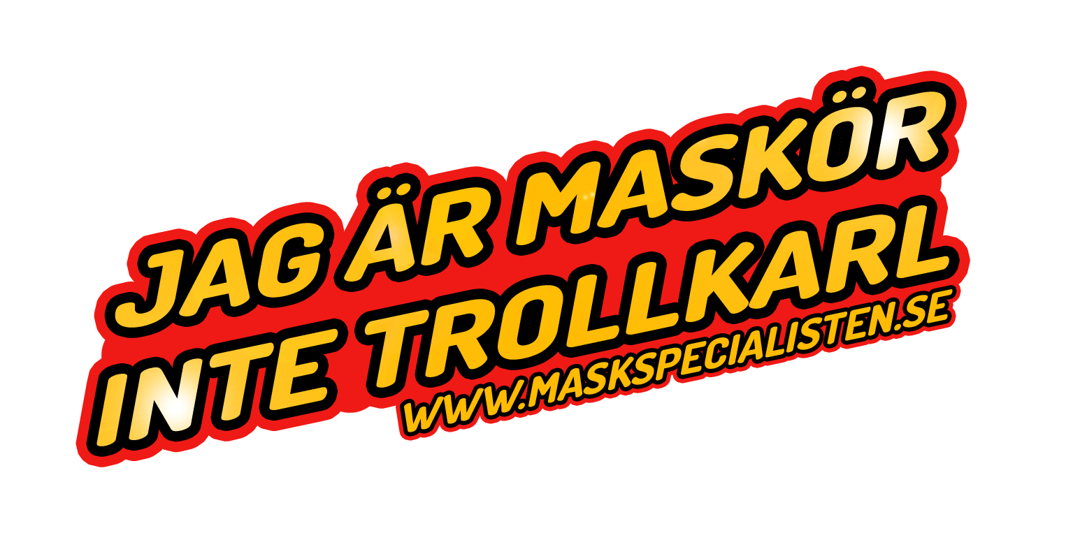 Klistermärke "Jag Är Maskör Inte Trollkarl"