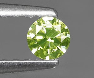0,12 ct raro diamante amarillo canario natural genuino con brillo superior!
