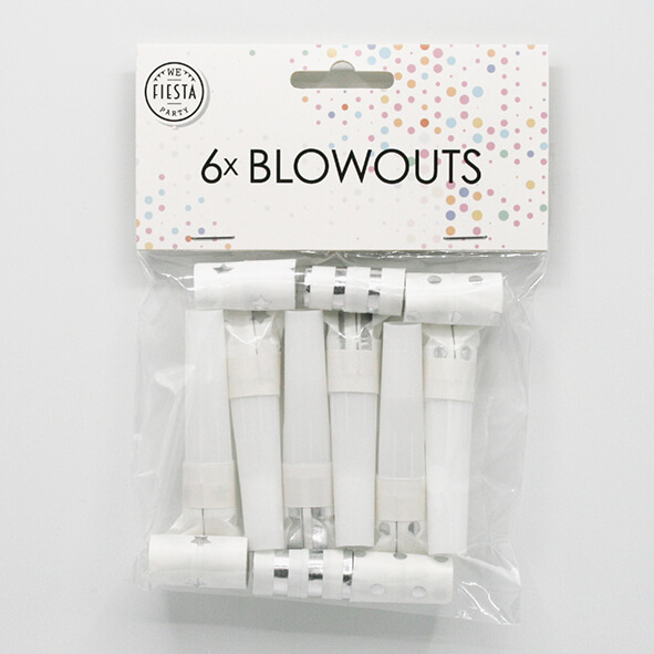 BLÅSTUTOR | 6-pack | Silver