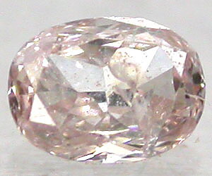 Diamante de champán natural sin tratar genuino muy raro