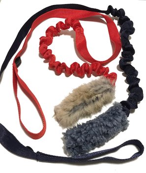 Quick - jaktleksak i får/kaninskinn för de minsta busarna