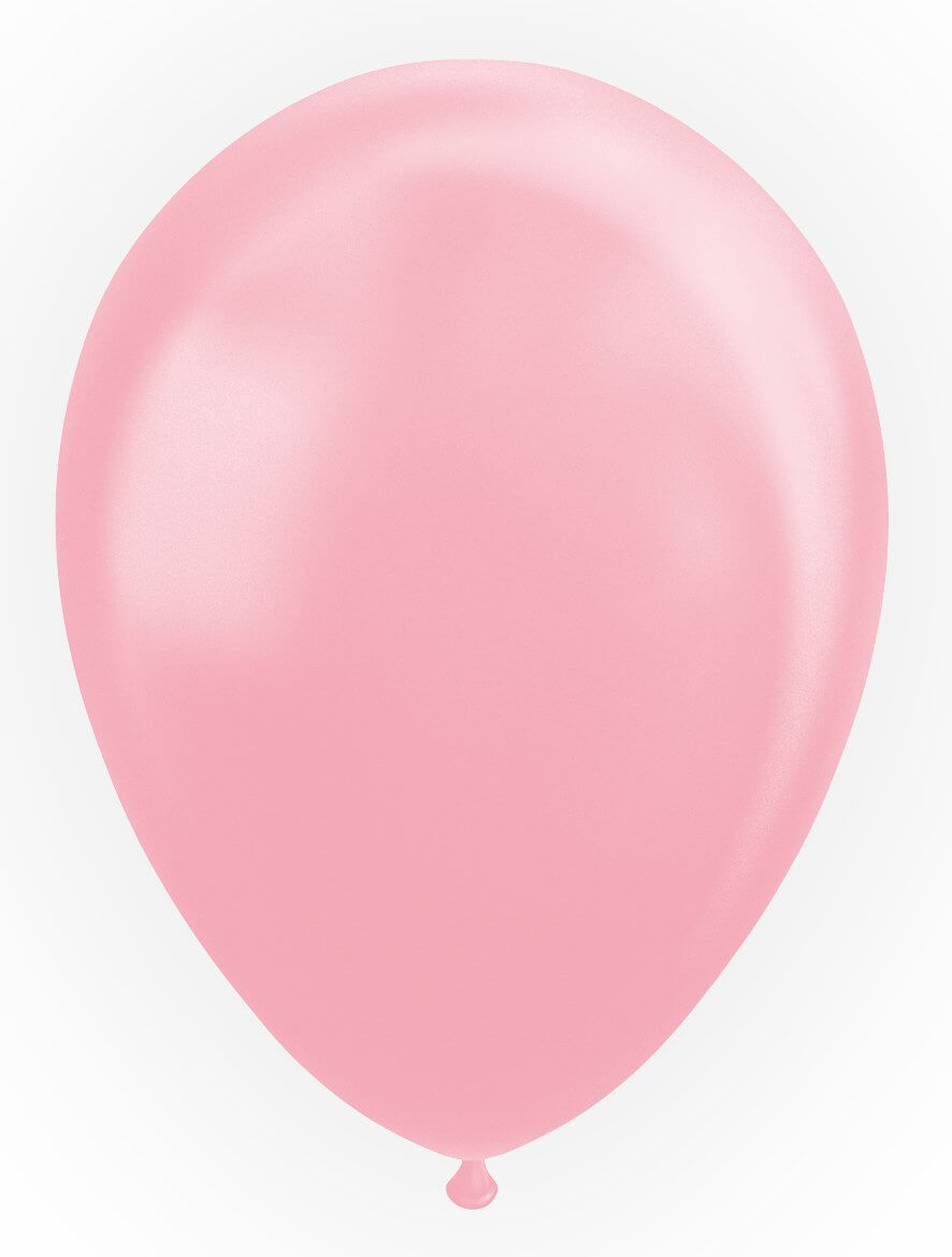 BALLONGER | 10-pack | Rosa pärlemor