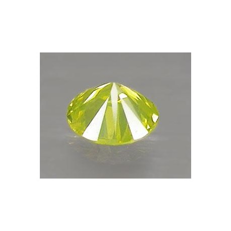 Diamante amarillo canario natural muy raro de 2,9 mm con brillo superior. - 2