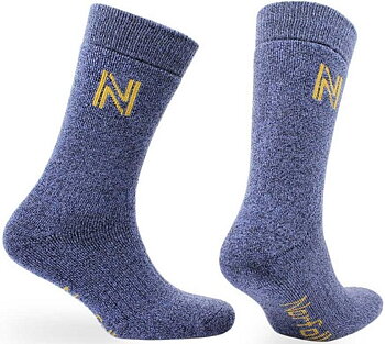  Norfolk Walking Trekk Merino Wool Bamboo Blue