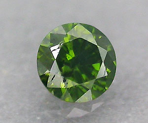 Diamante verde natural genuino de 2,5 mm extremadamente raro - 3