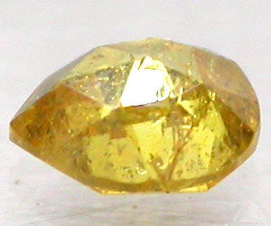 0,15 ct raro diamante amarillo natural genuino sin tratar - 2