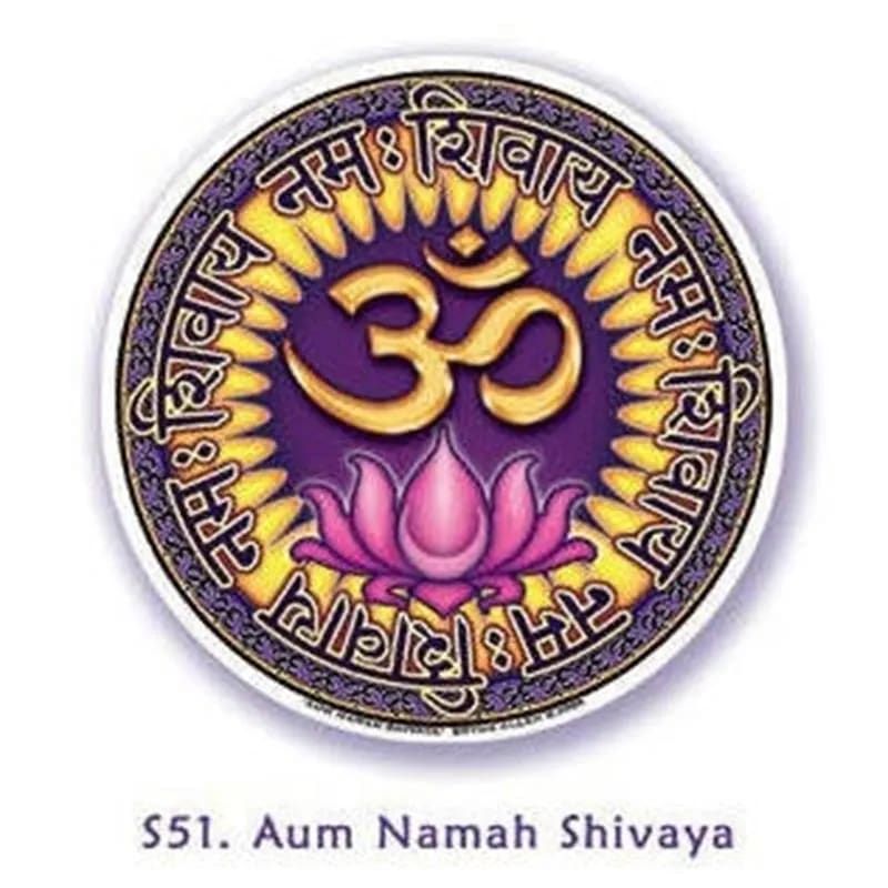Window Sticker Ohm Namah Shivaya