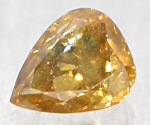 0,13 ct Sello de lujo oro natural claro sin tratar diamante amarillo