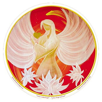 Window Sticker Lotus Angel Of Love