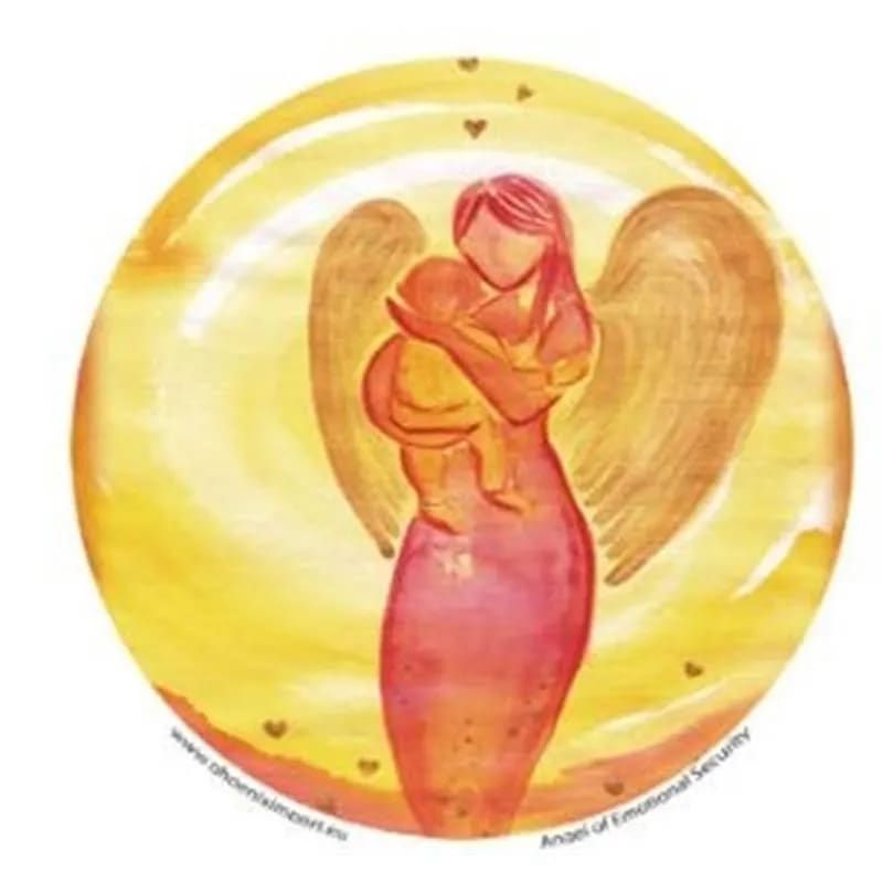 Window Sticker Angel Of Emotional Security