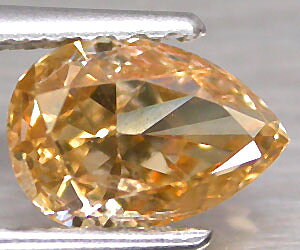 0,12 ct raro diamante champán natural genuino sin tratar