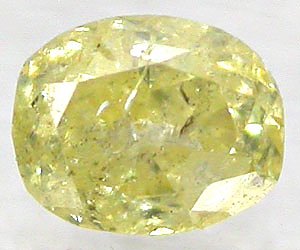Diamante amarillo natural genuino sin tratar de 0,13 ct