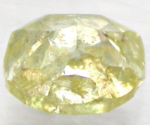 Diamante amarillo natural genuino sin tratar de 0,13 ct - 2