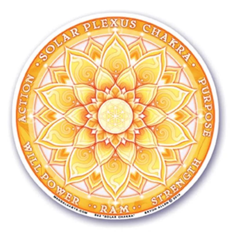 Window Sticker 3Th Chakra