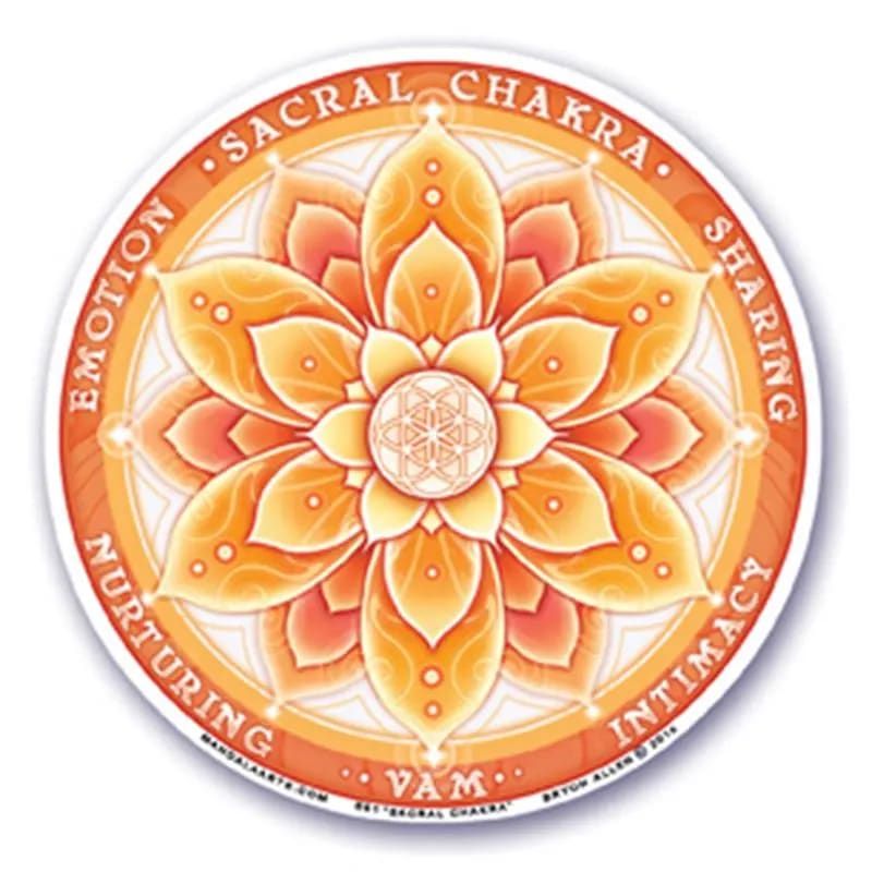 Window Sticker 2Nd Chakra