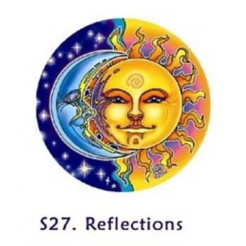 Window Sticker Sun & Moon