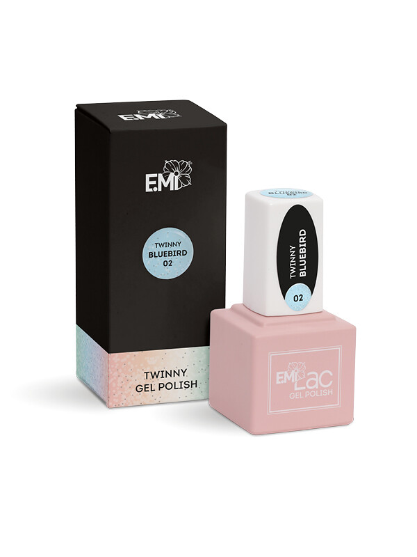 E.MiLac Twinny Bluebird #02, 9 ml. - 2