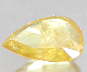 0.12 ct Luxurious rare genuine natural yellow diamond - 2