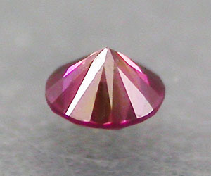 Diamante bicolor natural genuino redondo muy raro de 1,8 mm - 2