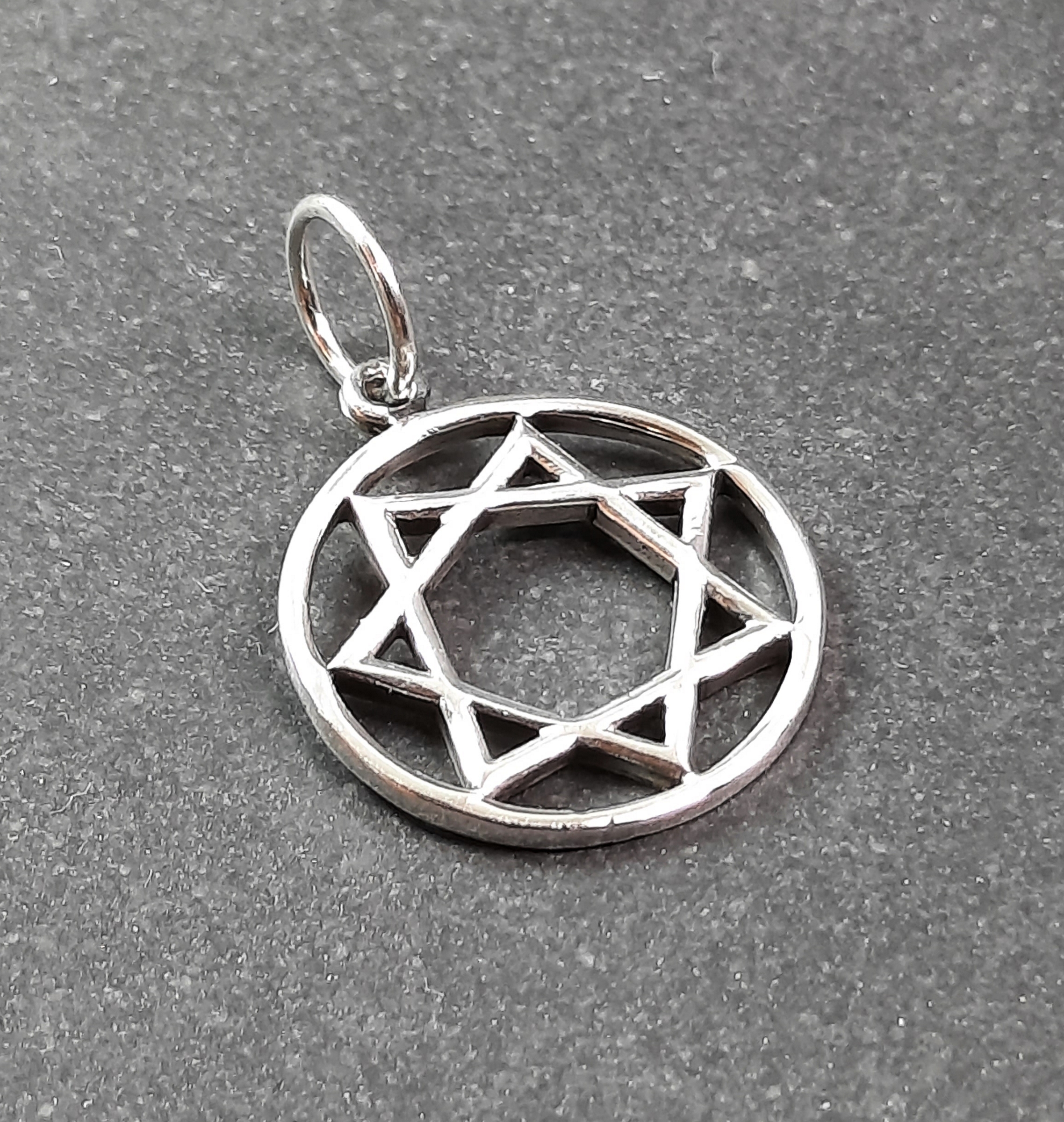 Heptagram Hänge i Silver