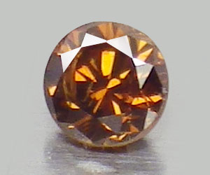 A very rare 1.8mm natural genuine orange red diamond - 3