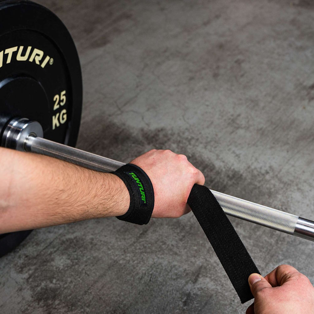 Dragremmar Tunturi Padded Powerlifting Straps - 2