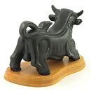 グナー・ニールンド  ブラックの雄牛 Bull   19cm  1950年代