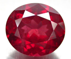 2,32 ct lujoso granate almandino natural raro