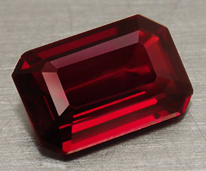 Piedra preciosa de granate piropo genuino muy hermosa de 1,55 ct - 3