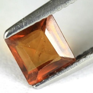 1,42 ct hermosa piedra preciosa granate espesartina natural genuina - 3