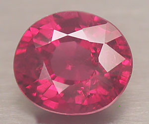 0,91 ct Piedra preciosa de granate rodolita genuina rara muy hermosa