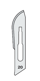 Scalpel disposable Nr 20