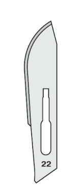 Scalpel disposable Nr 22 - 2