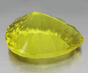 Fluorita amarillo canario inusual muy grande de 22,99 ct perfecta para curar - 2