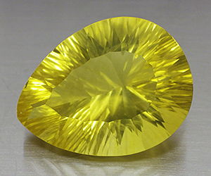 Fluorita amarillo canario inusual muy grande de 22,99 ct perfecta para curar - 3