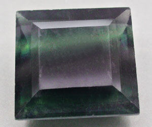 Piedra preciosa de fluorita bicolor natural única certificada gigante de 94,50 ct