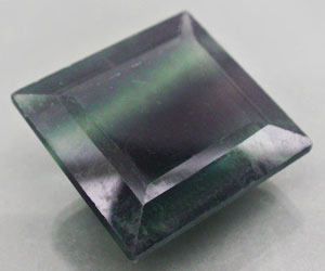 Piedra preciosa de fluorita bicolor natural única certificada gigante de 94,50 ct - 3