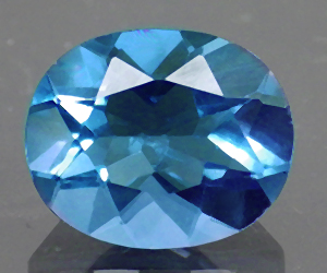 Piedra preciosa de fluorita azul natural muy rara de lujo de 4,43 ct - 3