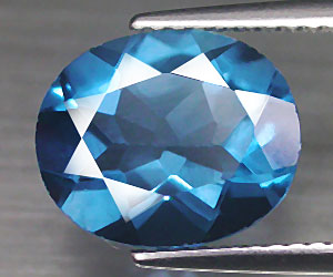 Piedra preciosa de fluorita azul natural muy rara de 3,92 ct - 3
