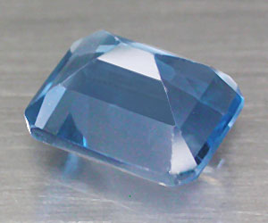 Piedra preciosa de fluorita azul natural rara de lujo de 3,93 ct - 2