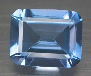 Piedra preciosa de fluorita azul natural rara de lujo de 3,93 ct - 3