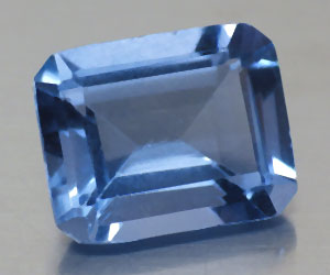 Piedra preciosa de fluorita azul natural muy rara de lujo de 3,83 ct - 3