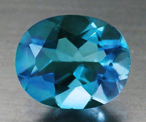 Piedra preciosa de fluorita azul natural muy rara de lujo de 2,50 ct - 3