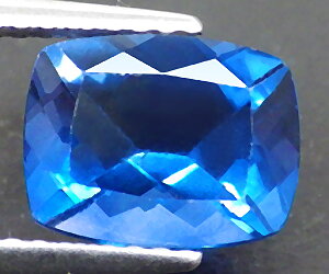 Piedra preciosa de fluorita azul natural muy rara de lujo de 2,50 ct
