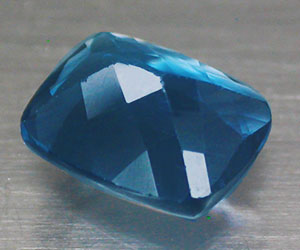 Piedra preciosa de fluorita azul natural muy rara de lujo de 2,36 ct - 2