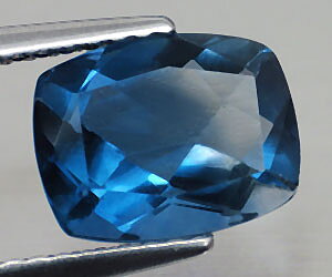 Piedra preciosa de fluorita azul natural muy rara de lujo de 2,33 ct